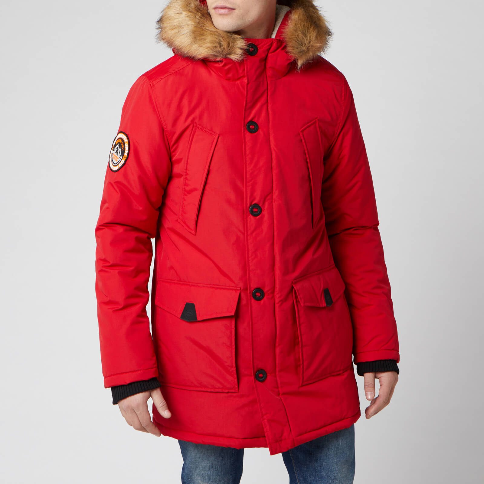 viel Heerlijk Polair Superdry Men's Everest Parka – Deep Berry – S – Business-Mode empfohlen vom  Business-Fuchs – business-fuchs.com